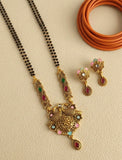 Antique Peacock Mangalsutra Set
