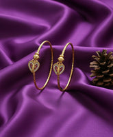 Heart Crystal Open Bracelet