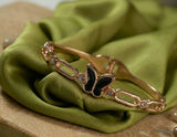 Elegant Butterfly Rose Gold Bracelet