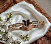 Elegant Butterfly Rose Gold Bracelet