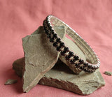 Elegant Black Crystal Stretch Bracelet for Women