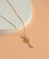 Butterfly Crystal Pendant Necklace