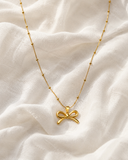 Trendy Bow Pendant Necklace