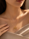 Trendy Bow Pendant Necklace