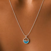 Anti-tarnish Ocean Whale Pendant Necklace