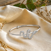 Silver Colour Snake Open Cuff Bracelet