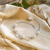 Elegant Pearl & Geometric Bracelet for Women