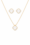 Anti-tarnish Clover Pendant Necklace