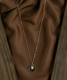 Minimal Pearl Shell Pendant Necklace