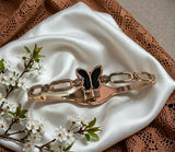 Elegant Butterfly Rose Gold Bracelet