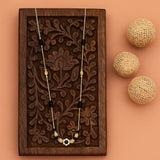 Minimal Black Bead Mangalsutra