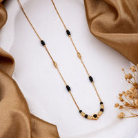 Minimal Black Bead Mangalsutra