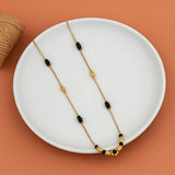 Minimal Black Bead Mangalsutra