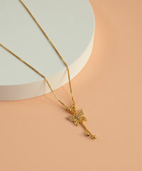 Butterfly Crystal Pendant Necklace