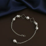 Elegant Pearl & Geometric Bracelet for Women