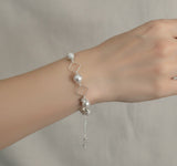 Elegant Pearl & Geometric Bracelet for Women