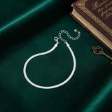 Elegant Minimalist Snake Chain Anklet