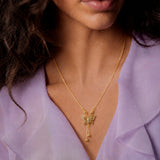Butterfly Crystal Pendant Necklace