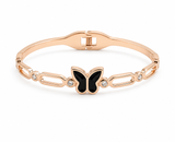 Elegant Butterfly Rose Gold Bracelet