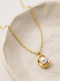 Elegant Pearl Drop Necklace
