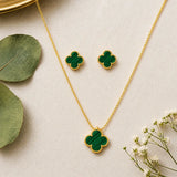 Anti-tarnish Clover Pendant Necklace