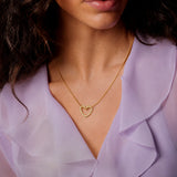 Open Heart Pendant Necklace