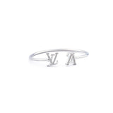 Anti-tarnish Luxury Letter Open Cuff Bracelet