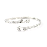 Anti-tarnish Double Layer Open Cuff Bracelet