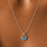 Anti-tarnish Ocean Whale Pendant Necklace