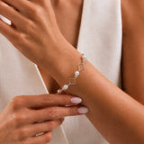 Elegant Pearl & Geometric Bracelet for Women