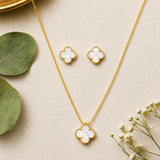 Anti-tarnish Clover Pendant Necklace