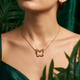 Elegant Minimalist Butterfly Necklace