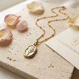 Elegant Minimalist Botanical Necklace
